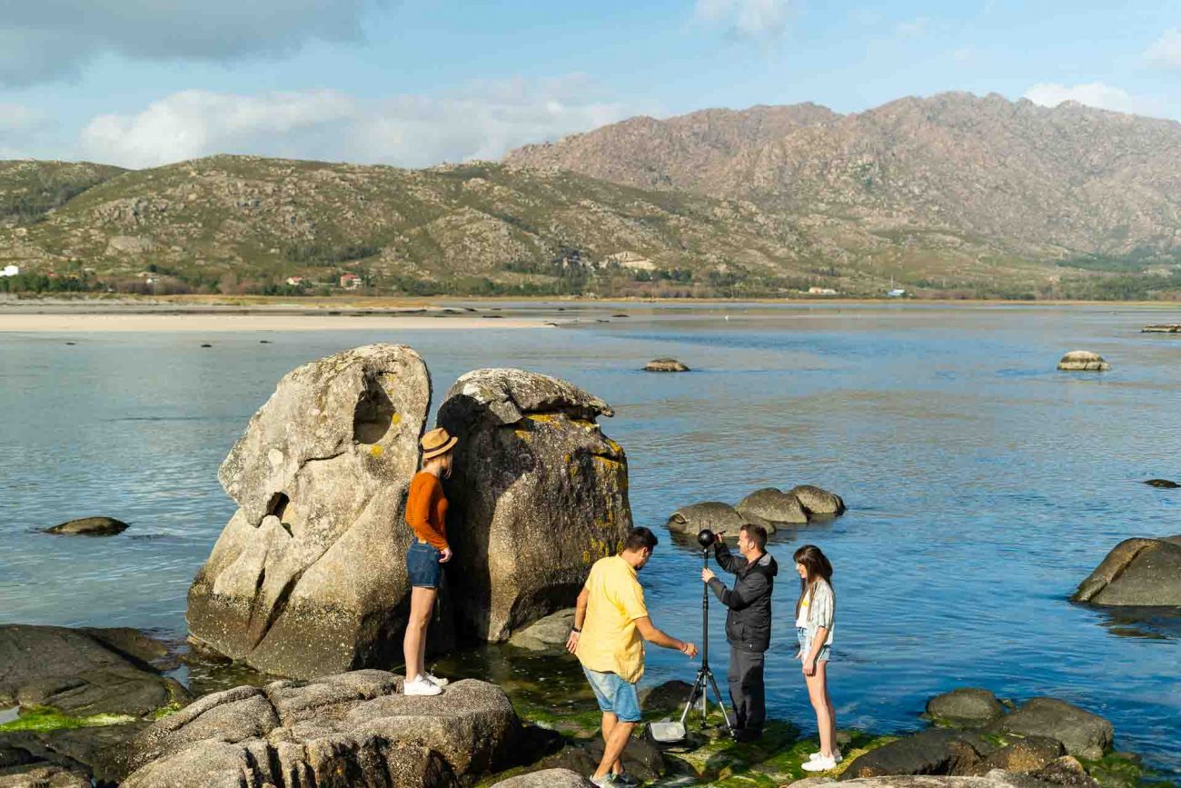 Making of Compostela Campers VR por Siente VR localización Carnota