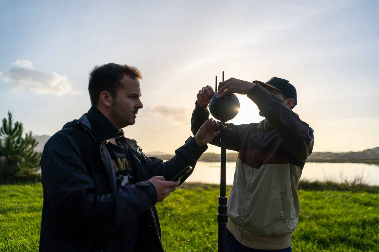 Making of vídeo 360º Compostela Campers por Siente VR